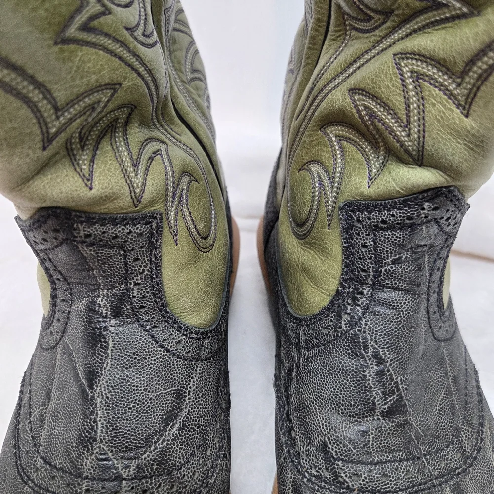 Ariat 10011808 Heritage Roughstock Western Leather Cowboy Mens Boots Size 9 - Picture 8 of 14